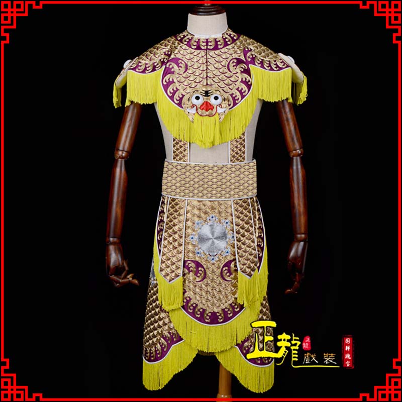 龙华武将士兵云肩鱼鳞侉子