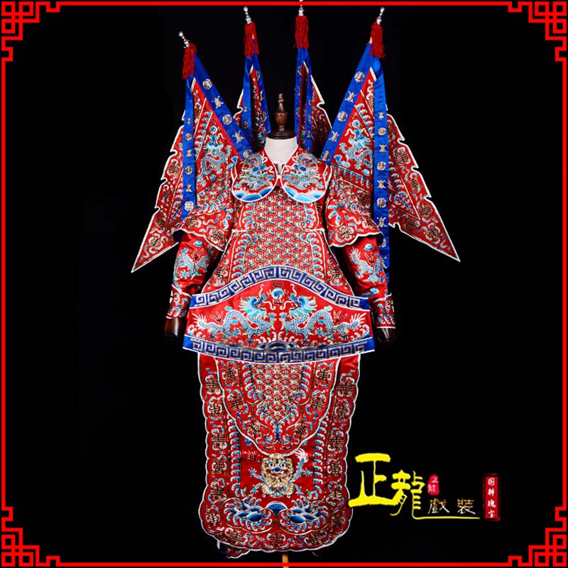 龙华武生戏服戏曲武将靠